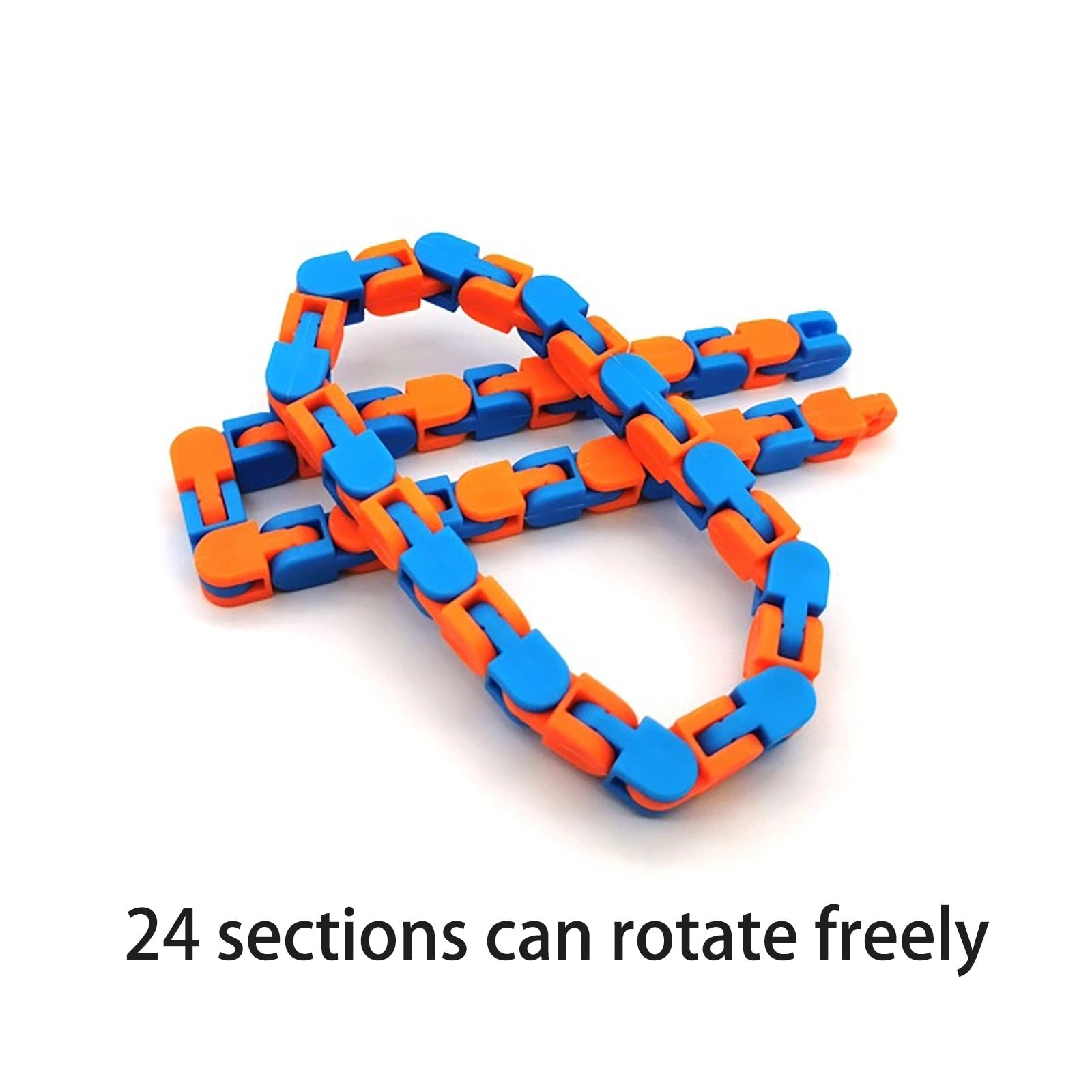 Bicycle chain track decompression toy Fidget pressure toy for 24 children / students with autism and ADHD
