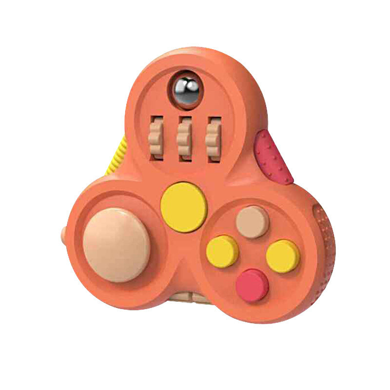 Fidget Pad Stress Relief Handheld Gyroscope Magic Cube Game Controller Finger Toy Creative Decompression Toy