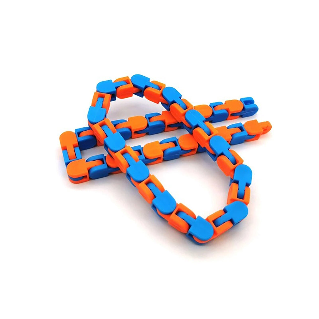 Bicycle chain track decompression toy Fidget pressure toy for 24 children / students with autism and ADHD