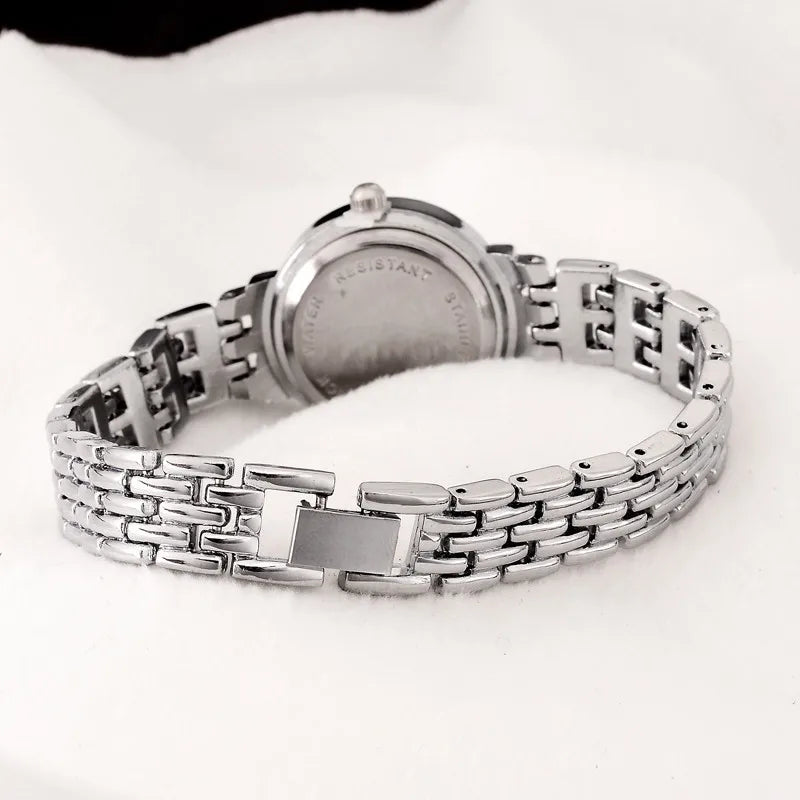 Fashion Women's Watches Luxury Rhinestone Silver Watch Women Watches Bracelet Ladies Watch Clock reloj mujer zegarek damski