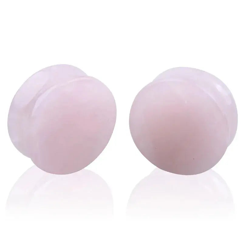Ear Expander Ear Piercing 1 Pair of Opalite Stone Ear Plugs Tunnels Gauges Expander Body Piercing Jewelry EleganceJewellery