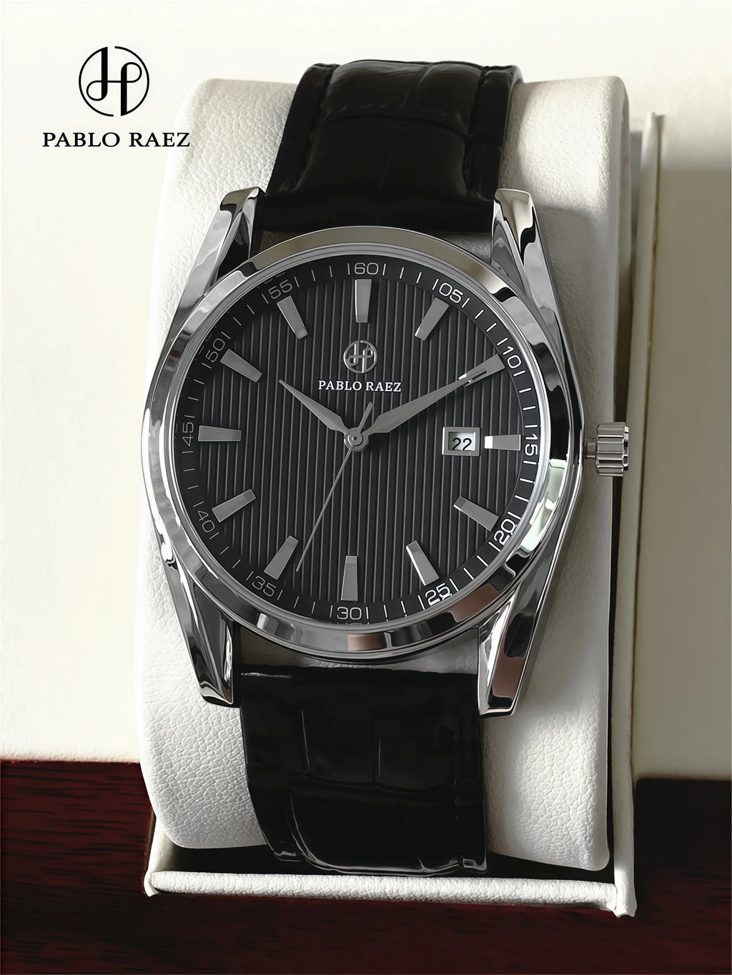 PABLO RAEZ Real Photos Luxury Men Quartz Watch Waterproof Date Wristwatch Men Watches Male Clock Sports Reloj High Quality +Box