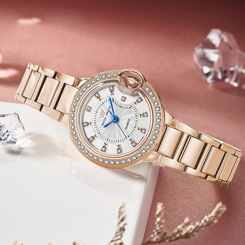 WM Watch Woman Quartz Watch Waterproof Classic Casual Business Woman's Watch Welly Merck Watch WM207M