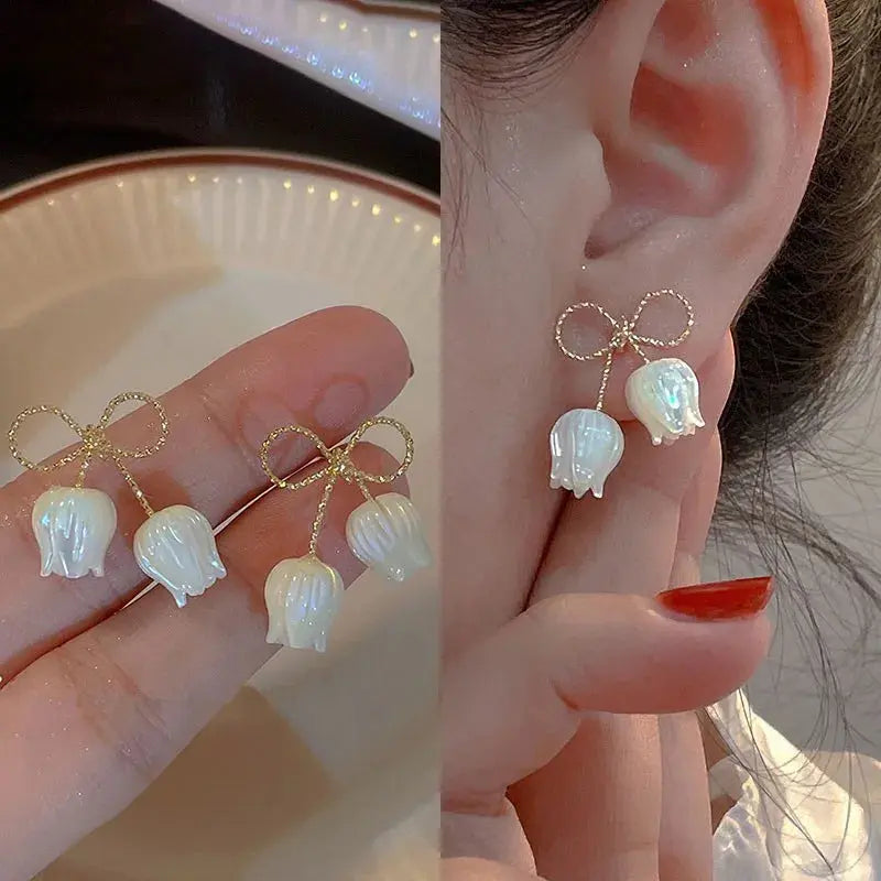 Korean Fashion Seven Star Zircon Earrings For Women Jewelry 2026 Trending New Luxury Women's Crystal Stars Stud Earrings Gifts theelegancejewellery