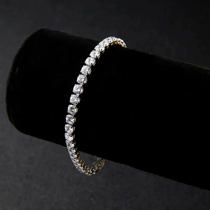 New Fashion Crystal Women's Bracelet Bangle Chains Crystal Gold Color Elastic Bracelets Hand Jewelry Wedding Accessories theelegancejewellery