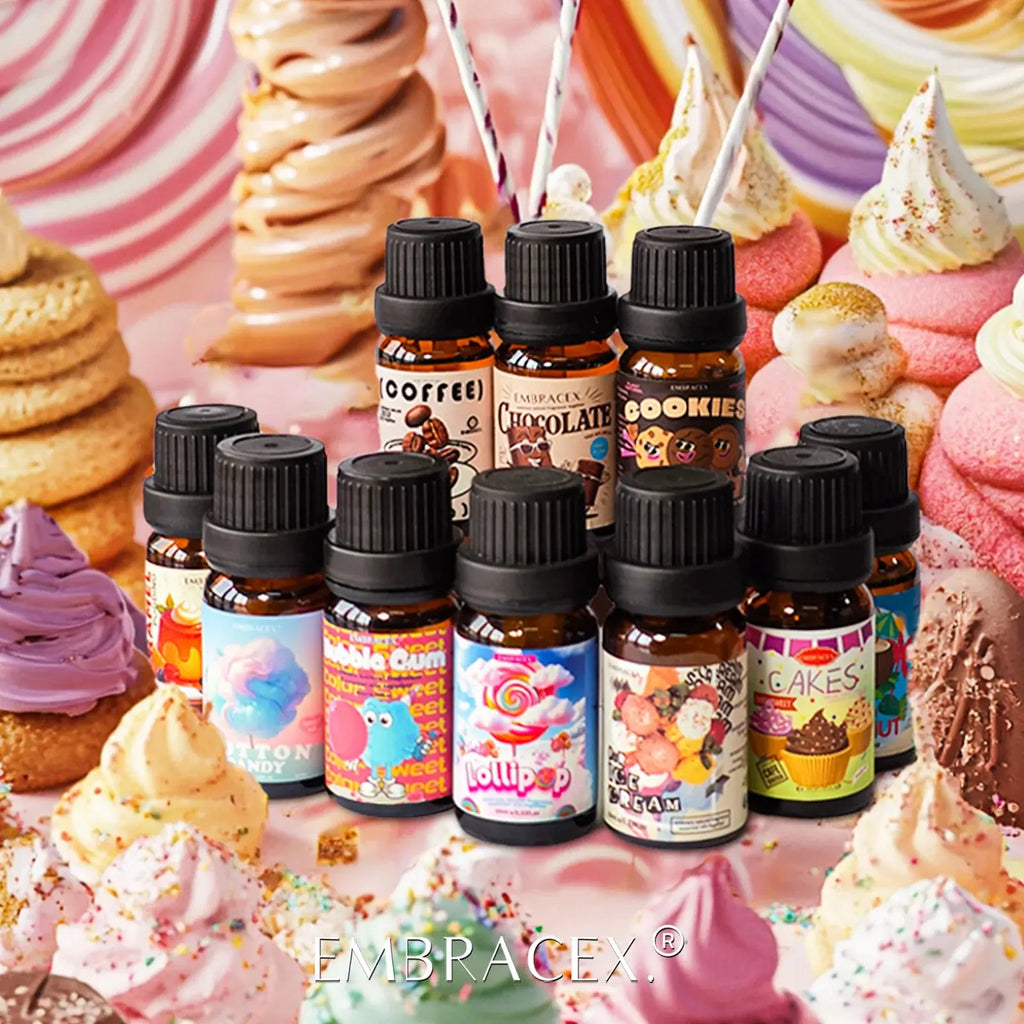 18 type Gourmet Essential Oils Perfumes Fragrance Is Long-Lasting For Skin、Diffusers、Candles Making Gifts For Women theelegancejewellery