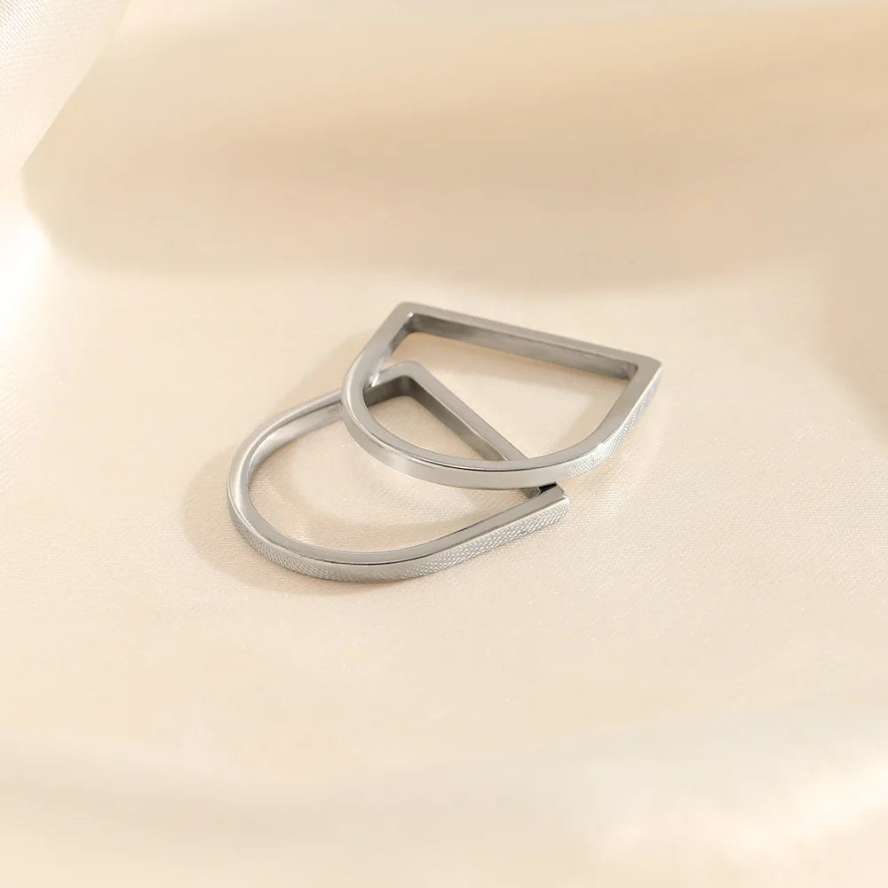 Dainty Gold Stacking Rings – Waterproof & Non-Tarnish, Set of 3-5