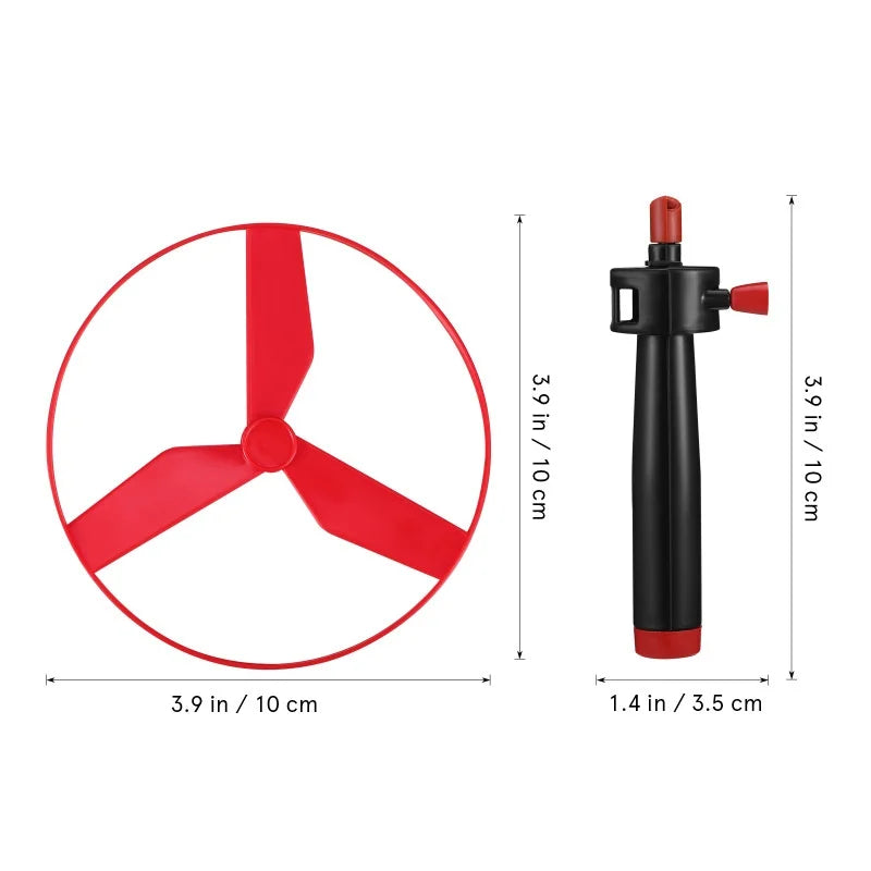 Pull String Flying Disc Set
