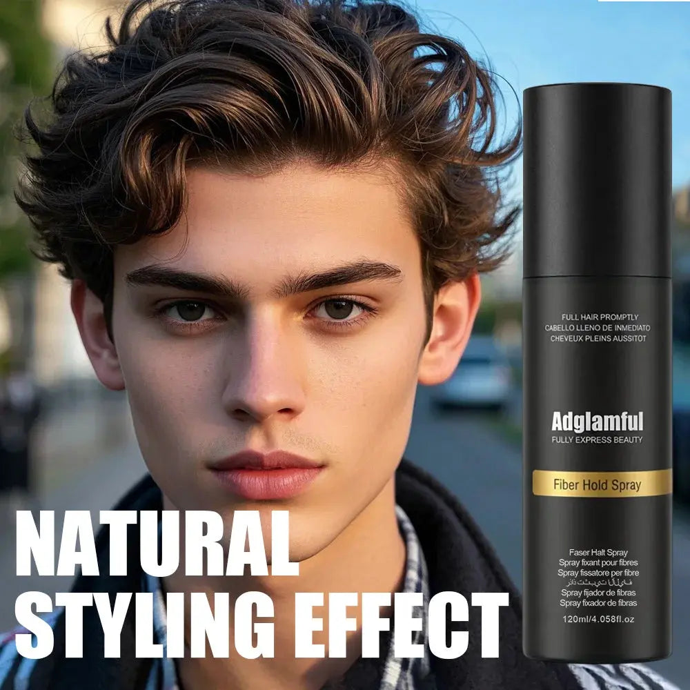 Hair Fiber Spray - Easy-To-Use, Long-Lasting Volume & Texture, Ideal for All Hair Types, with Natural-Looking Fullness theelegancejewellery