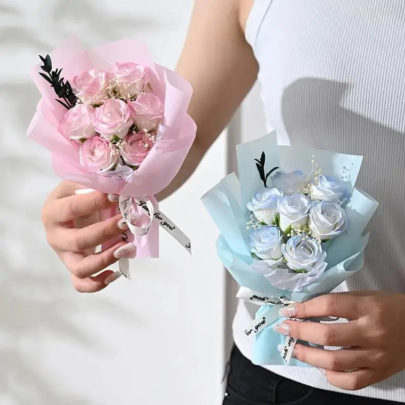 Artificial Rose Flower Bouquet theelegancejewellery