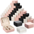 6-50pcs Travel Jewelry Case Bridesmaid Gifts Portable Jewellry Organizer Box for Wedding Guests Birthday Party Favor Storage Box EleganceJewellery