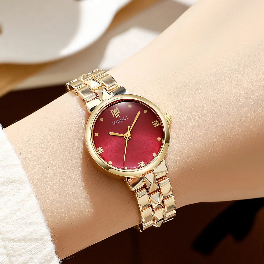 New Women Watches Rhinestone Quartz Watch Casual Luxury Watch Ladies Bracelet Watch Women Wristwatch Relogio Feminino Clock Hous