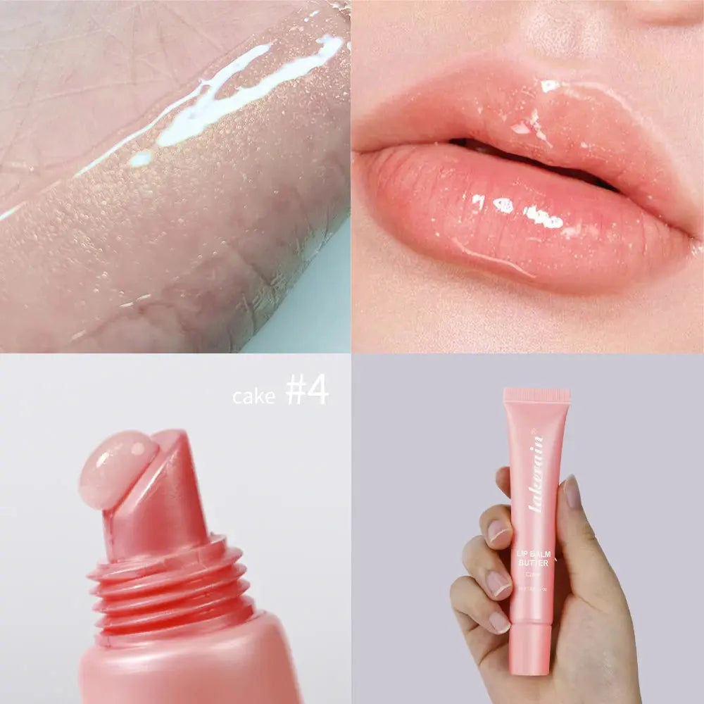 Butter Lip Balm Long Lasting Nourishes Moisturizes Soothes Lips Jelly Lip Gloss Oil Beautifying Smoothing Lip Care Balm Makeup theelegancejewellery