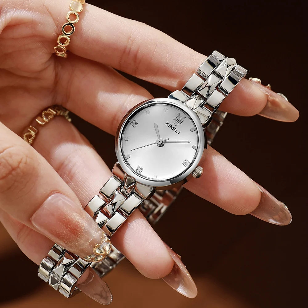 New Women Watches Rhinestone Quartz Watch Casual Luxury Watch Ladies Bracelet Watch Women Wristwatch Relogio Feminino Clock Hous