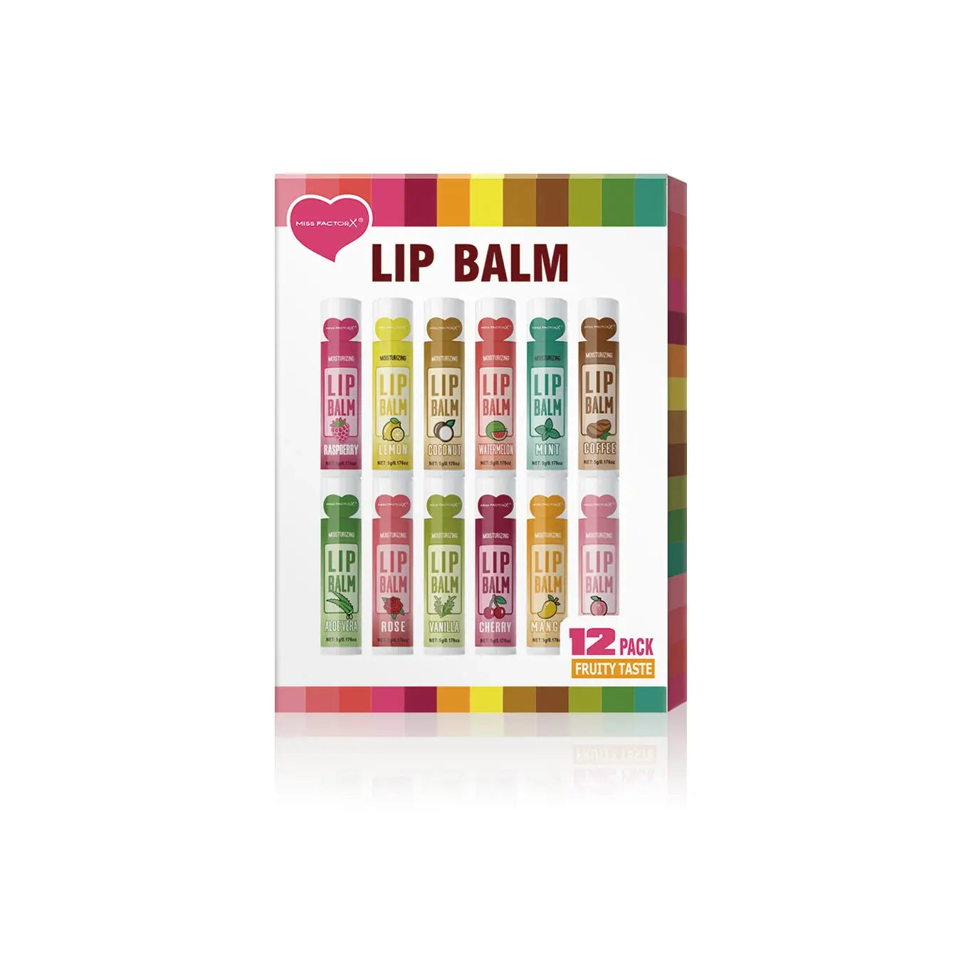 12 PCS/gift lip balm set 5g Deep Moisturizing and long-lasting moisturizing exfoliating to create hydrated lips theelegancejewellery