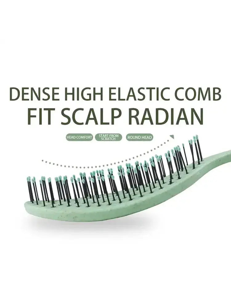 Hair Massage Comb Bristle Nylon Hairbrush Curly Detangle Hair Brush for Salon Hairdressing Tools theelegancejewellery