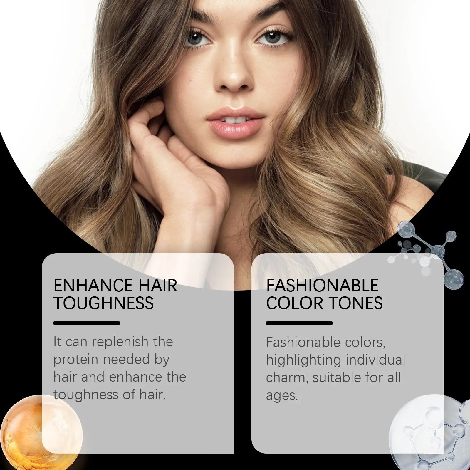 Hair Care Shampoo Series DIY Trendy Bright Long-Lasting Color Gentle Hair Nourishing and Smooth theelegancejewellery