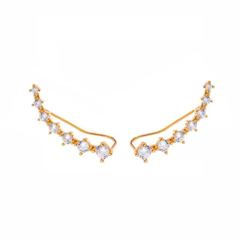 Korean Fashion Seven Star Zircon Earrings For Women Jewelry 2026 Trending New Luxury Women's Crystal Stars Stud Earrings Gifts theelegancejewellery