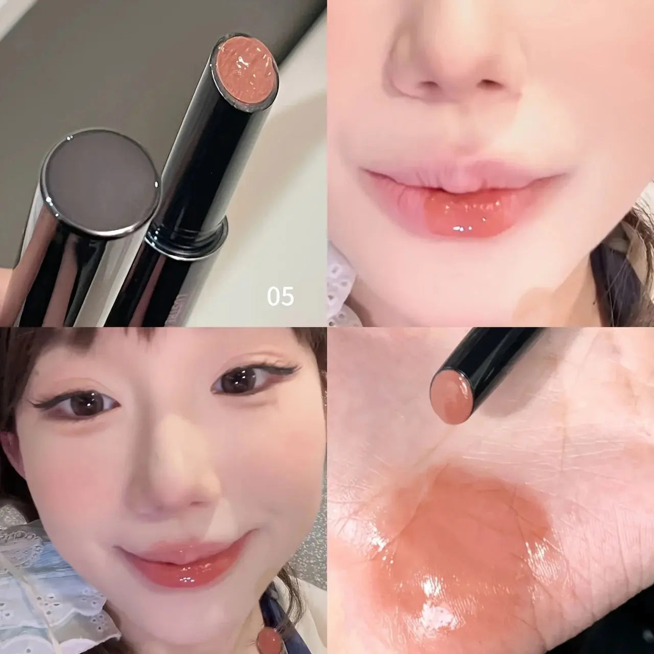 Herorange Mirror Lipstick, Super Pigmented, Non-Sticky, Non-Smudging, Easy to Apply, Long-Lasting, Not Easy to Fade, Moisturizing and Hydrating, Glossy Lipstick, Christmas Gift theelegancejewellery