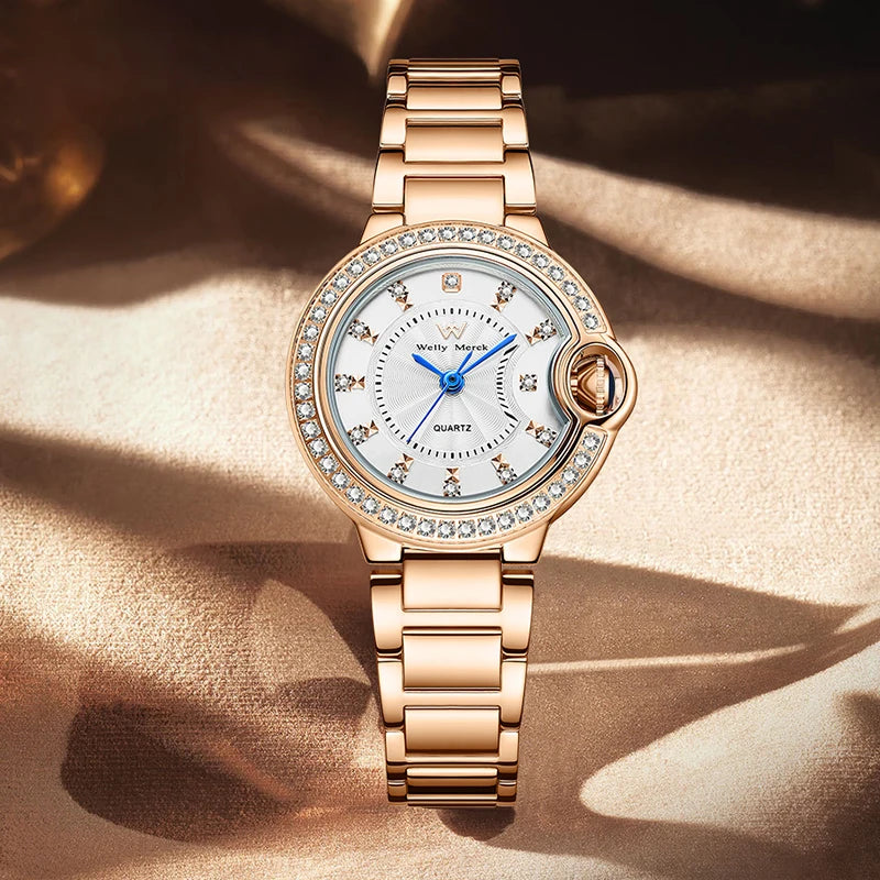 WM Watch Woman Quartz Watch Waterproof Classic Casual Business Woman's Watch Welly Merck Watch WM207M