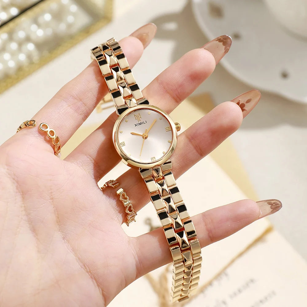 New Women Watches Rhinestone Quartz Watch Casual Luxury Watch Ladies Bracelet Watch Women Wristwatch Relogio Feminino Clock Hous