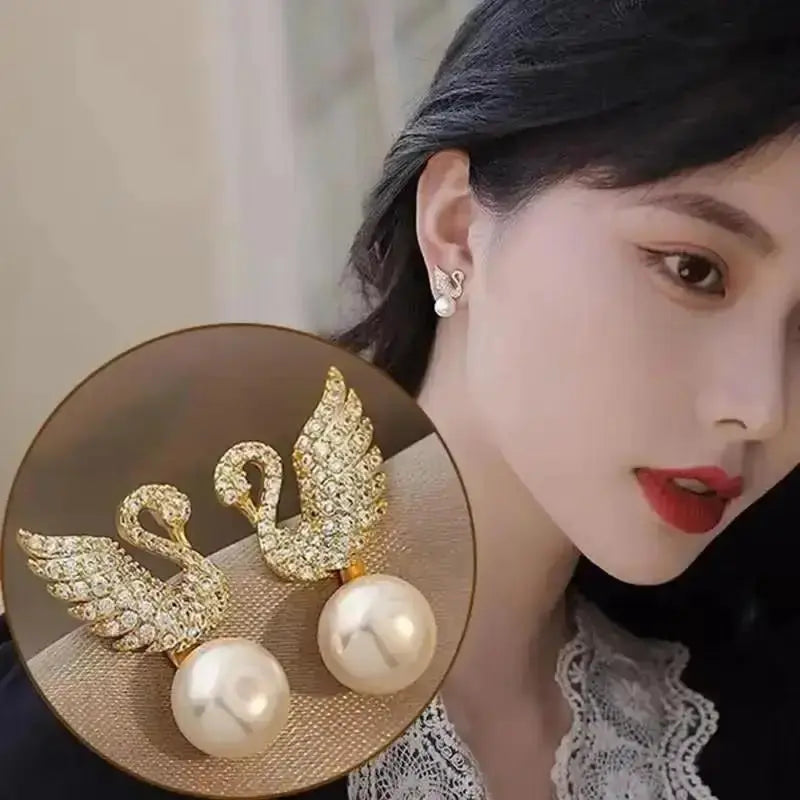 Korean Fashion Seven Star Zircon Earrings For Women Jewelry 2026 Trending New Luxury Women's Crystal Stars Stud Earrings Gifts theelegancejewellery