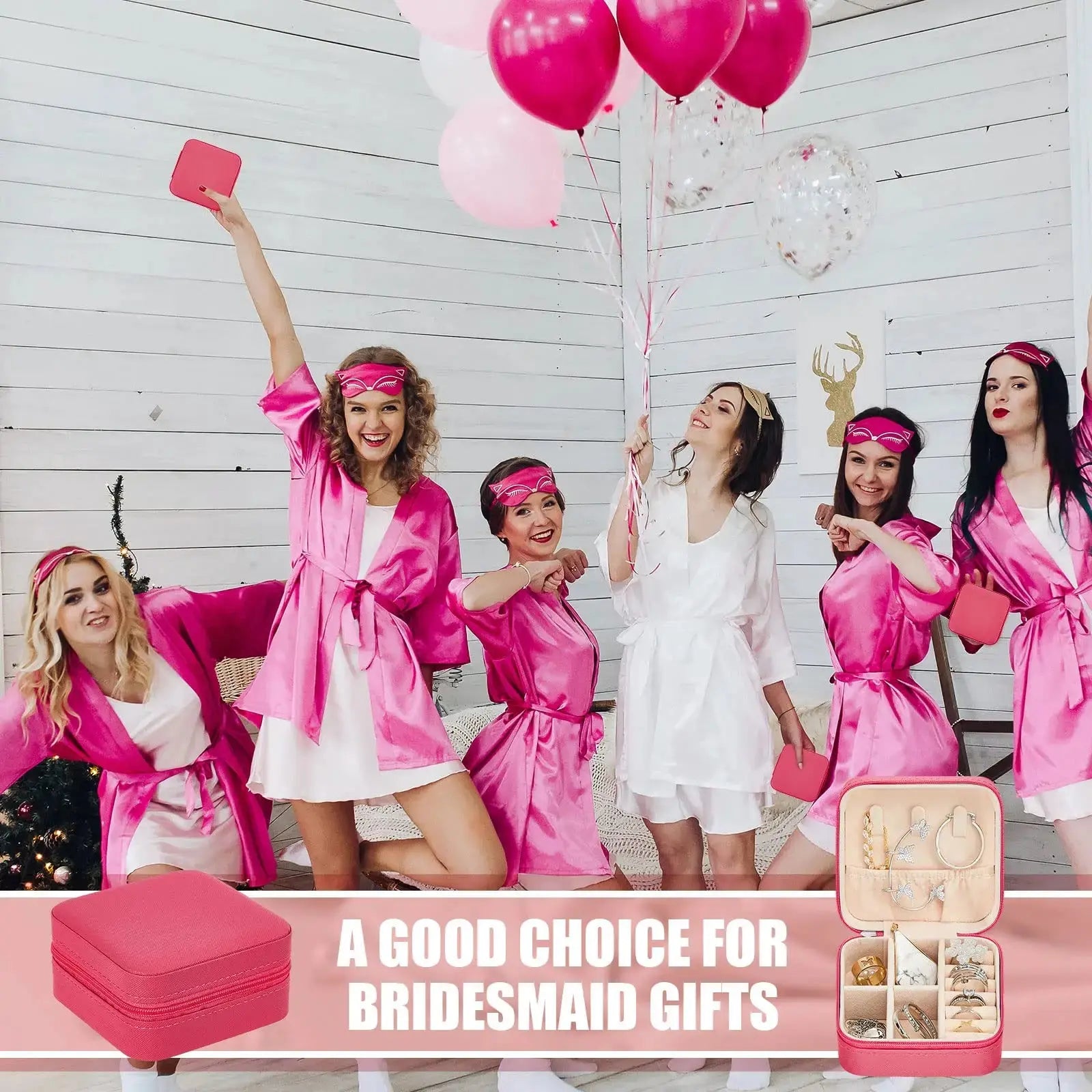 6-50pcs Travel Jewelry Case Bridesmaid Gifts Portable Jewellry Organizer Box for Wedding Guests Birthday Party Favor Storage Box EleganceJewellery