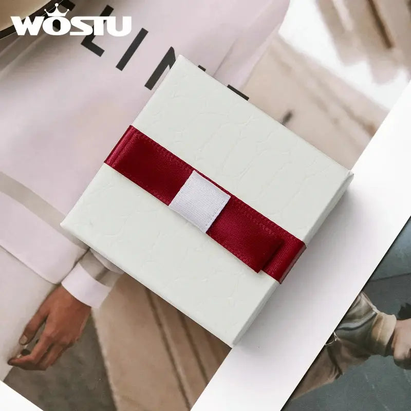 WOSTU 925 Sterling Silver Change Color Flower Link Bracelet Women Romantic Pink Rose Flowers Charm Bracelets Party Jewelry Gift EleganceJewellery