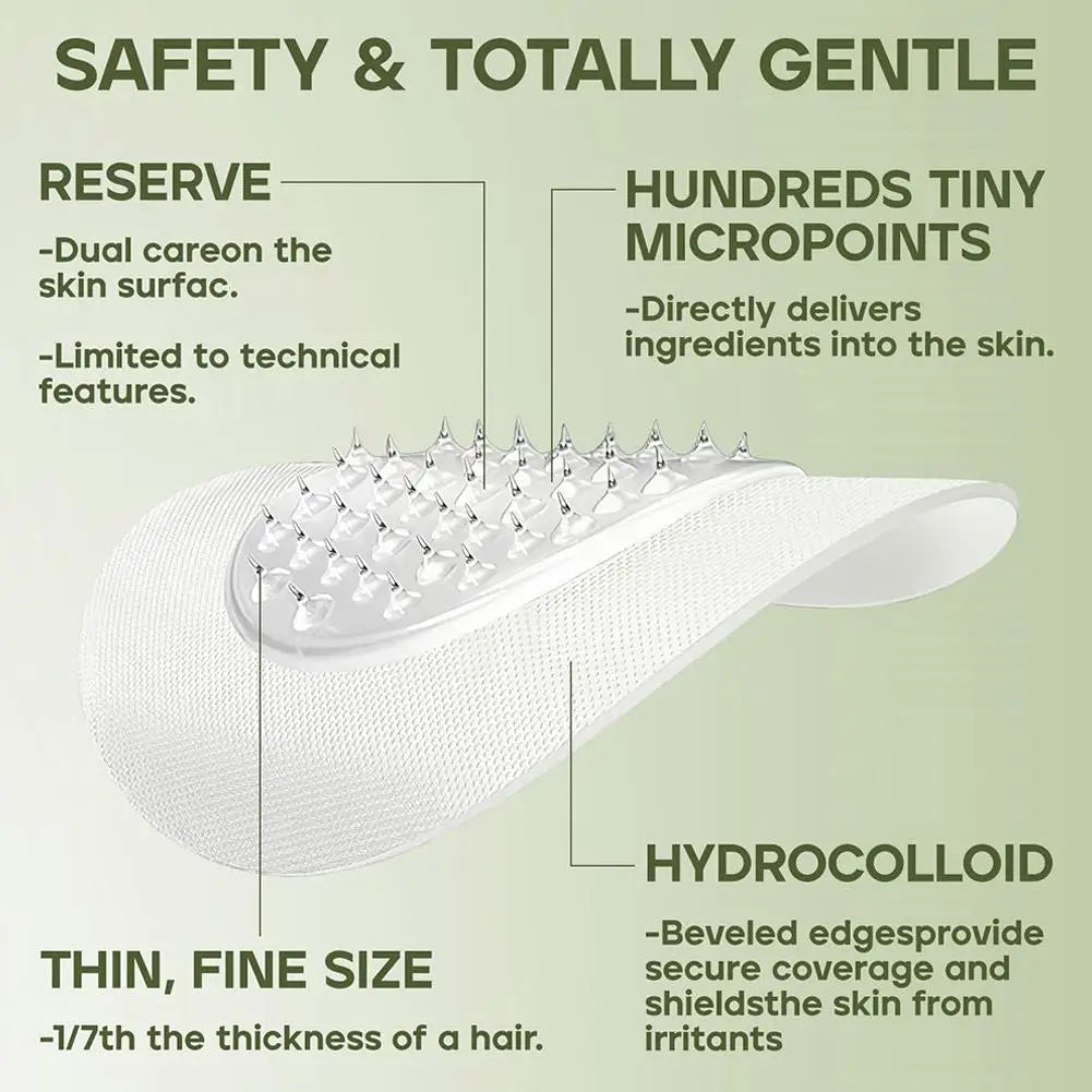 24pcs Micro Needle Pimple Patch Hydrocolloid Micropoint Pimple Patch For Acne Pimples Overnight, Invisible Acne Cover Patches