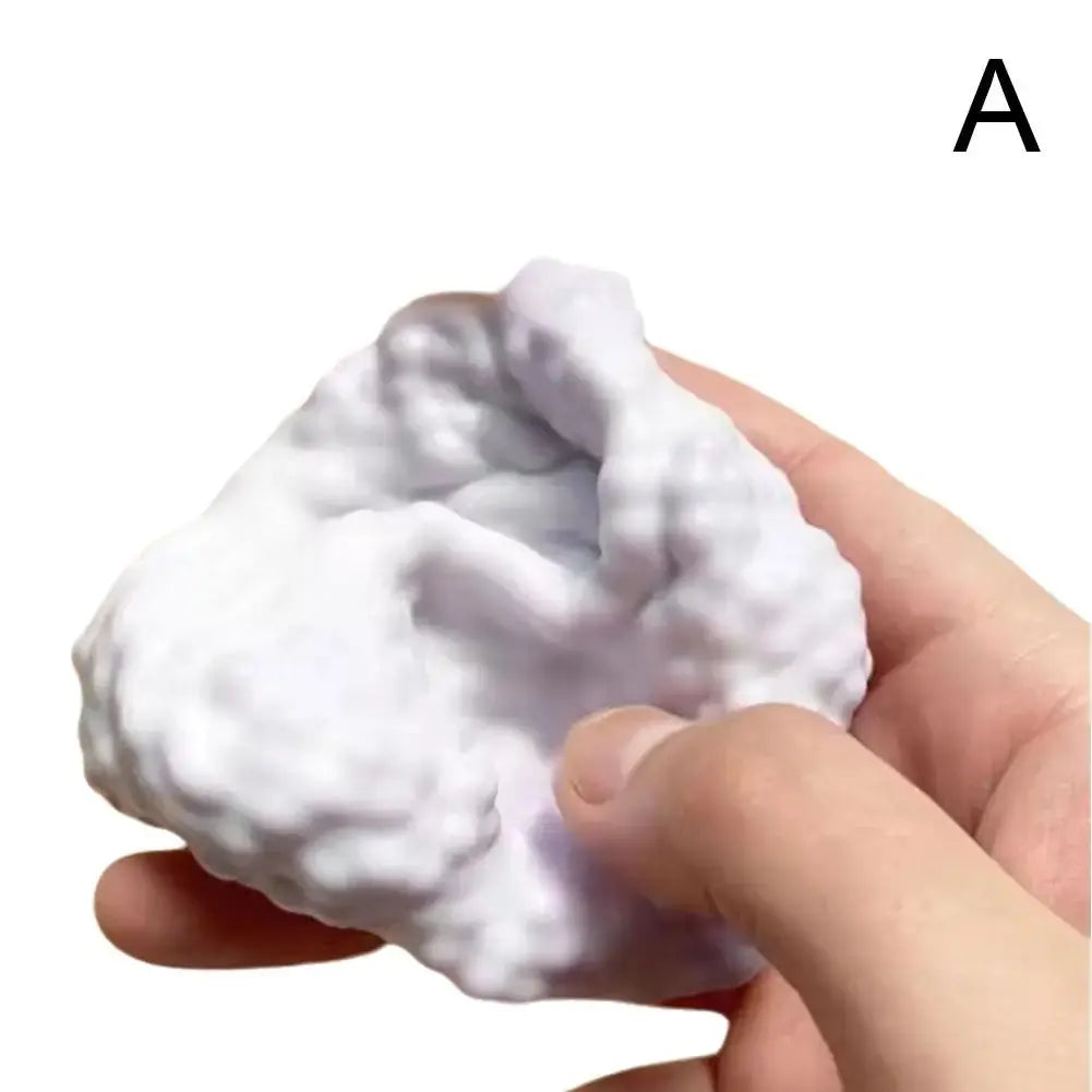 Squishy Ball Ice Skin Stress Relief Toy Super Soft Sticky Handmade Slow Rising Sensory Fidget Toy for Kids Adult Anxiety Relief theelegancejewellery