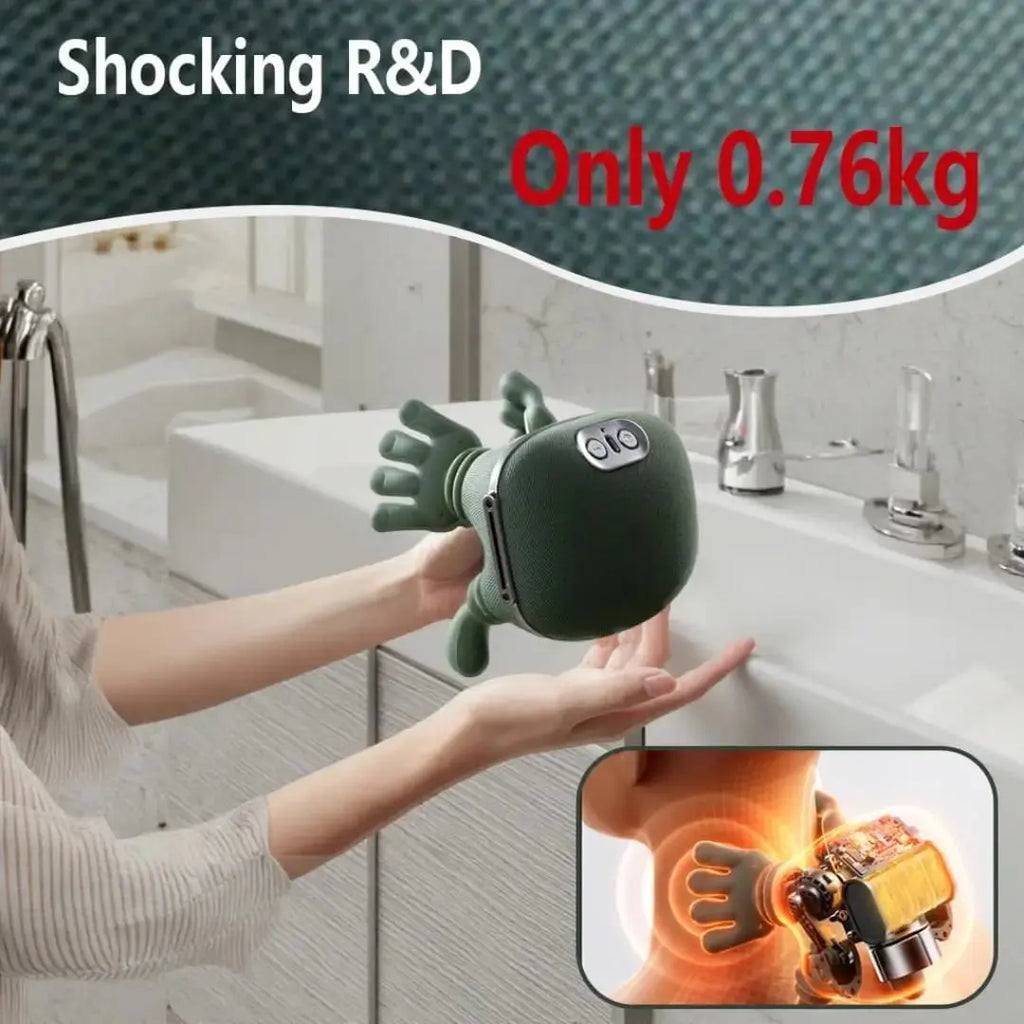 Neck Shoulder Massager Finger Pressure Shiatsu Neck Back and Shoulder Massager Electric Kneading Neck Deep Massage Muscle Relax theelegancejewellery