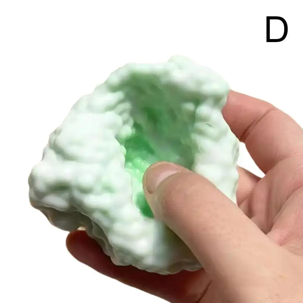 Squishy Ball Ice Skin Stress Relief Toy Super Soft Sticky Handmade Slow Rising Sensory Fidget Toy for Kids Adult Anxiety Relief theelegancejewellery