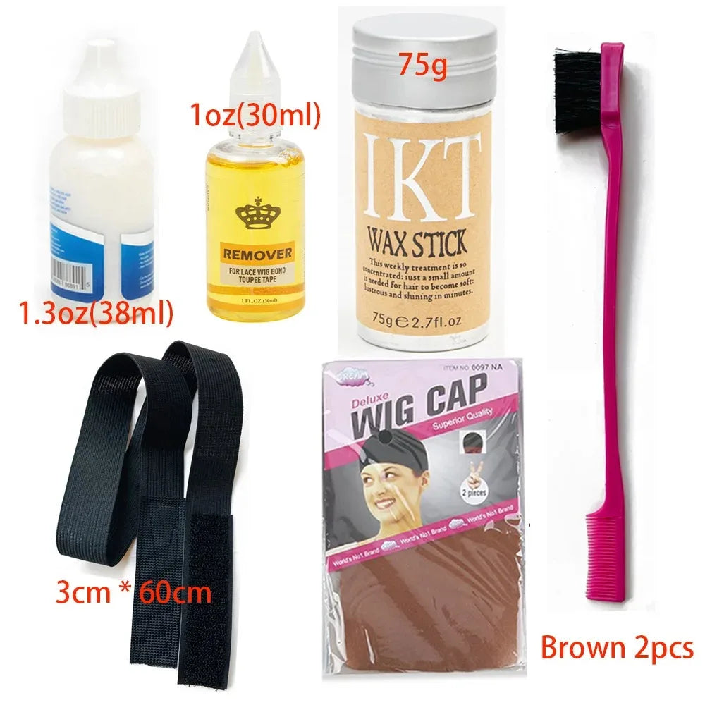 Melting Spray for Lace Wigs Got2b Spray for Wig Got 2b Spray Glue for Lace Front Hair Gel Accessories wig installation kit set