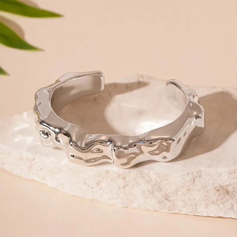 Fashion Exaggerated Irregular Bracelets for Women Simple Hip Hop Rock Personality Plastic Cuff Bangle Trendy Jewelry theelegancejewellery