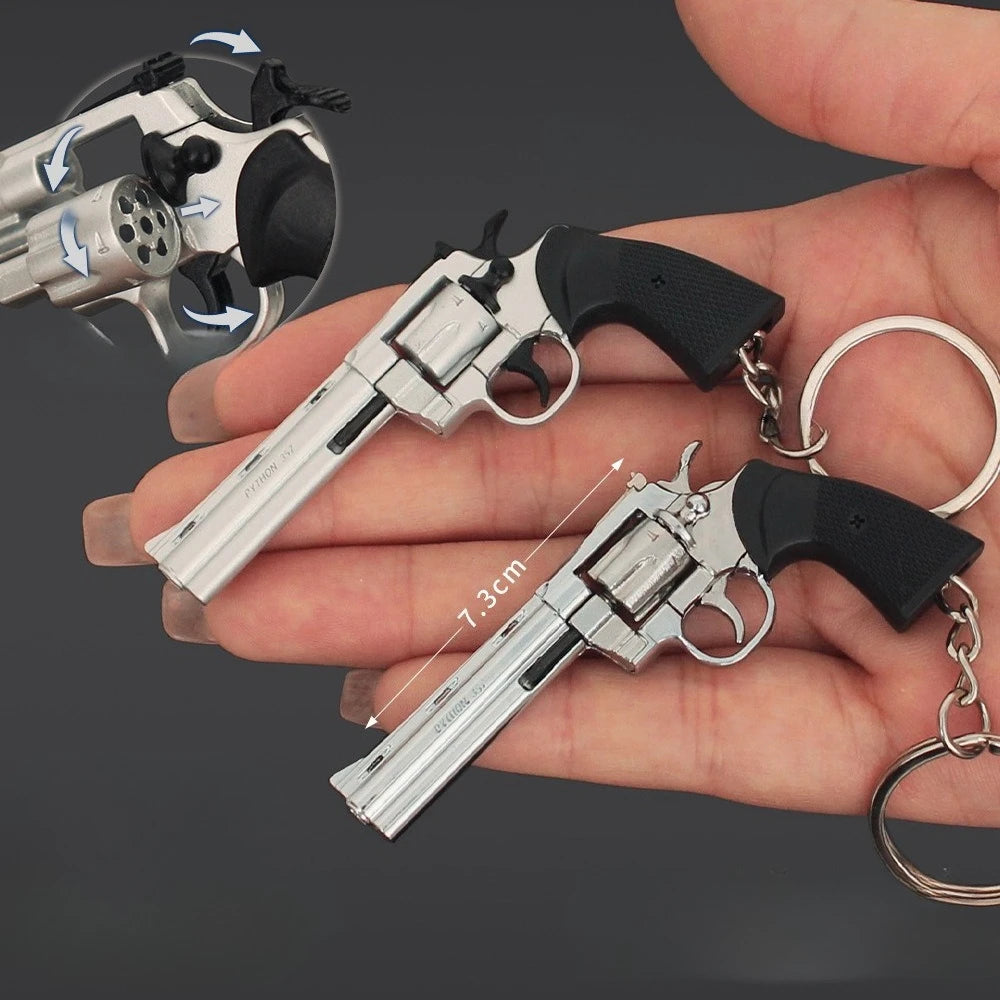 Toy Gun Alloy Keychain