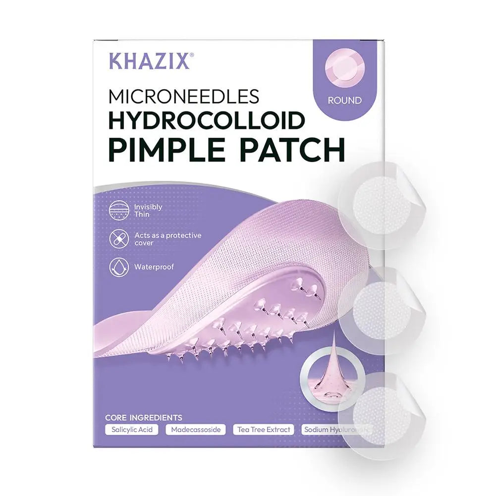 24pcs Micro Needle Pimple Patch Hydrocolloid Micropoint Pimple Patch For Acne Pimples Overnight, Invisible Acne Cover Patches