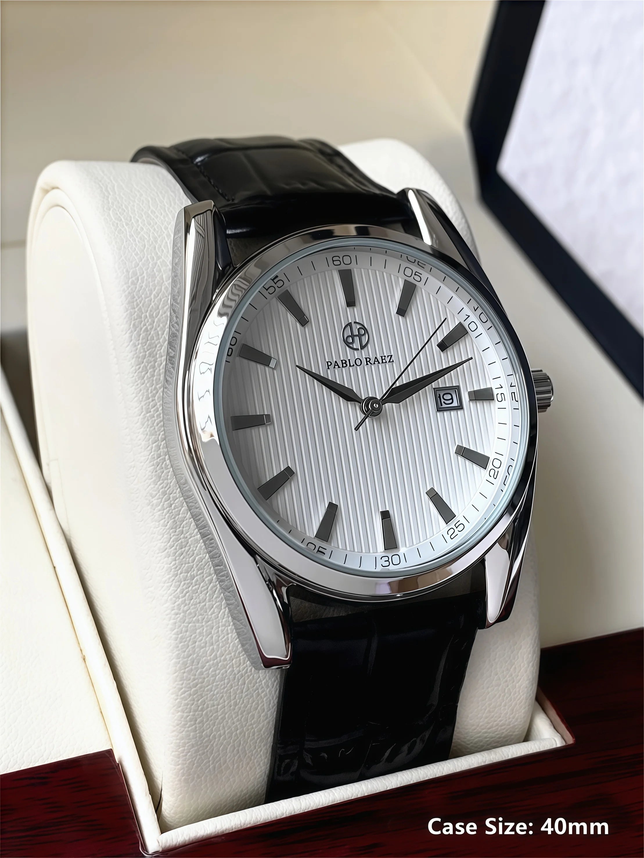 PABLO RAEZ Real Photos Luxury Men Quartz Watch Waterproof Date Wristwatch Men Watches Male Clock Sports Reloj High Quality +Box