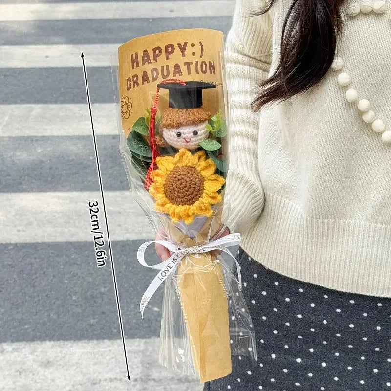 Handmade Crochet Flower Bouquet theelegancejewellery
