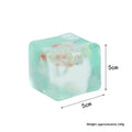 1Pcs Slow Rise Squishy Toys Taba Stress Balls Cube Ocean Sensory Fidget Toy For Kids And Adults Squeeze Relax Gift