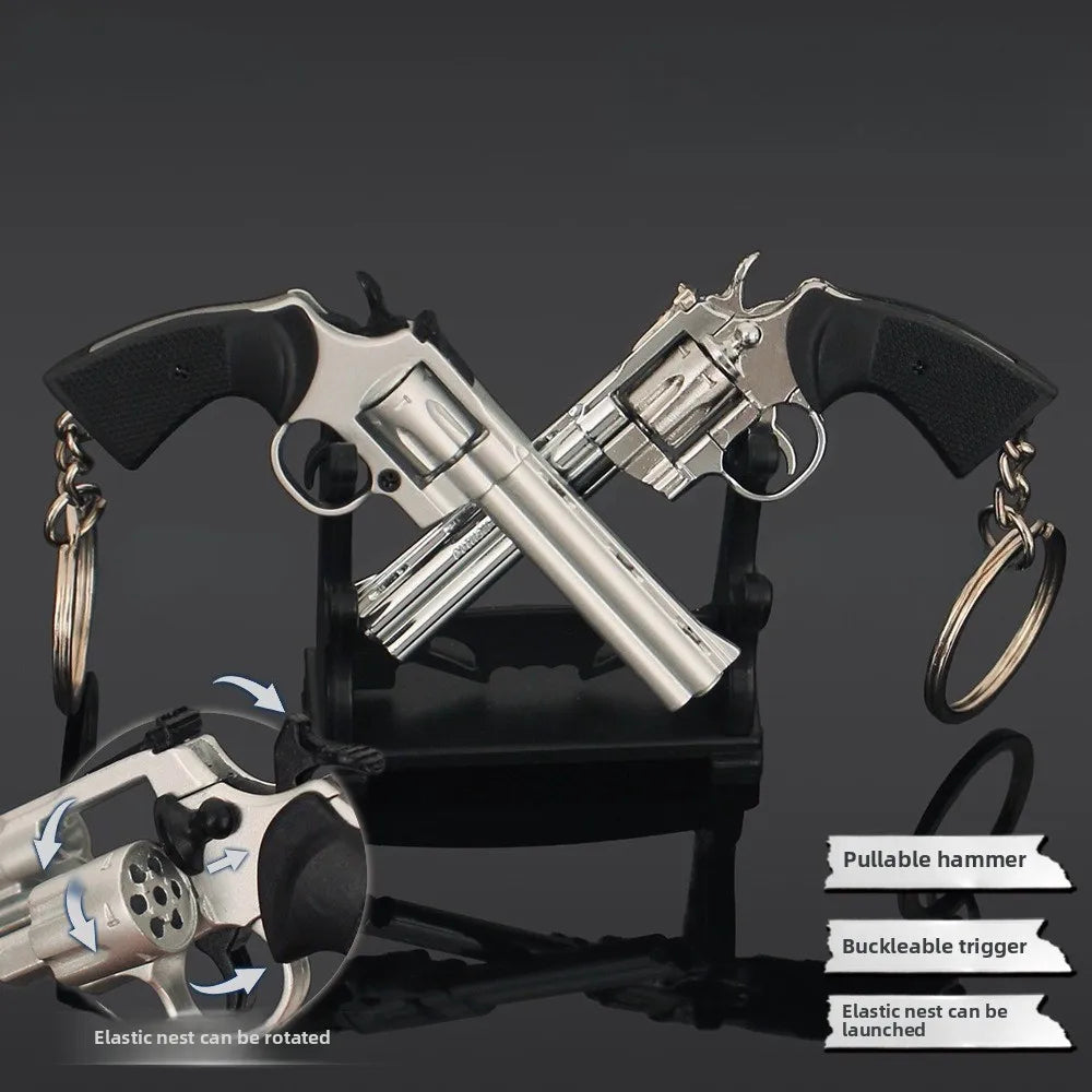 Toy Gun Alloy Keychain