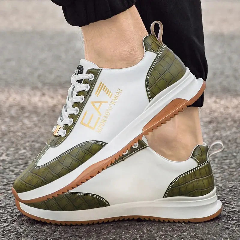 Italian Luxury Leather Sneakers theelegancejewellery