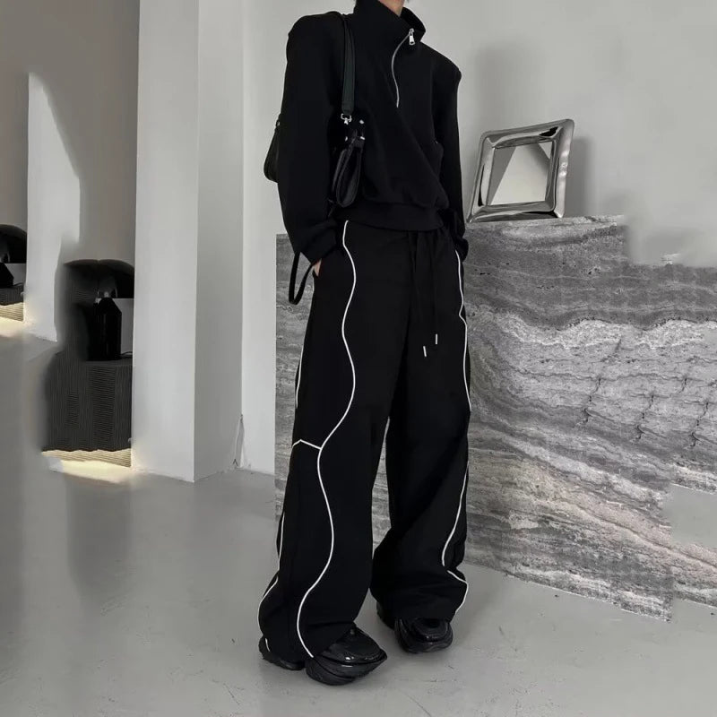 Men's Punk Straight Pants