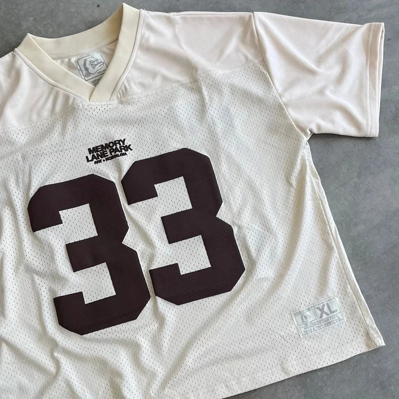Y2K Mesh Jersey Tee