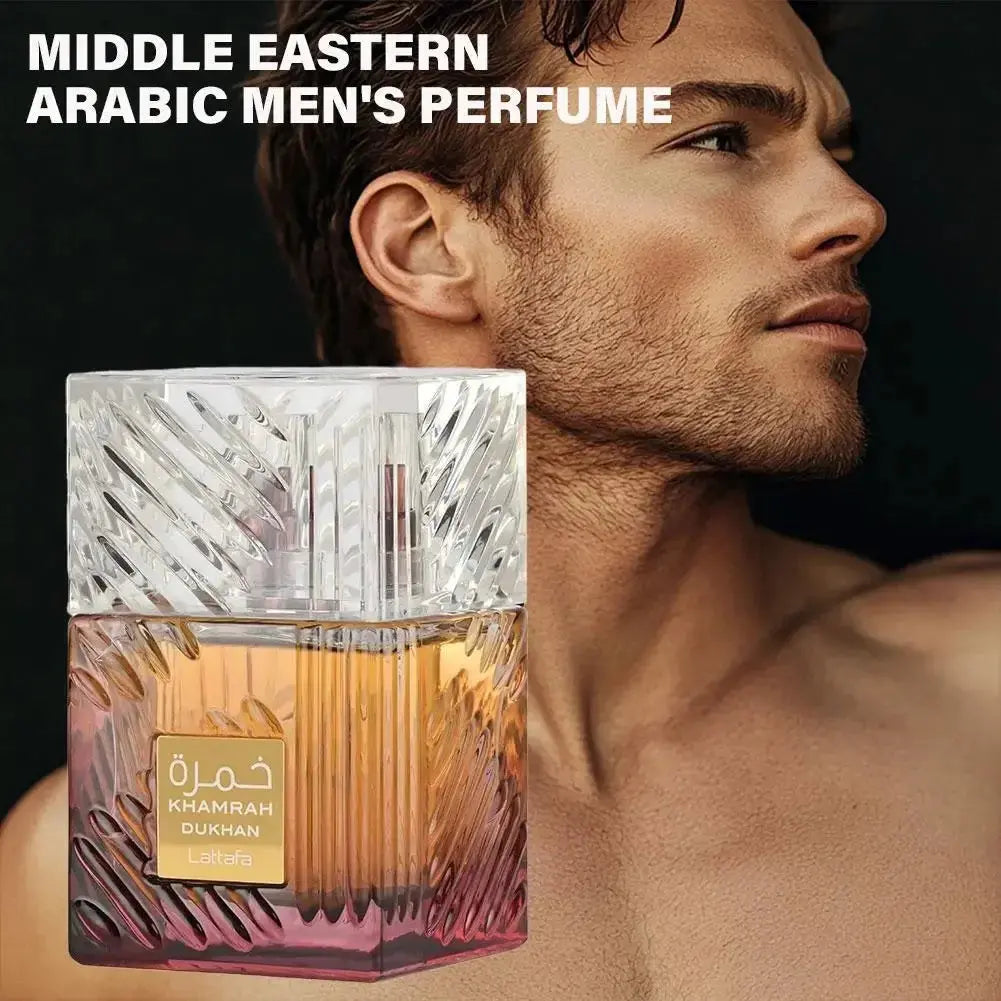 100ml Khamrah Middle Perfumes Árabes Originales Long-lasting Sandalwood and Pine Scent Cologne Men's Luxury Perfume Gift theelegancejewellery