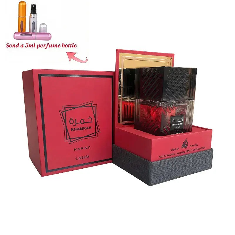 100ml Khamrah Middle Perfumes Árabes Originales Long-lasting Sandalwood and Pine Scent Cologne Men's Luxury Perfume Gift theelegancejewellery