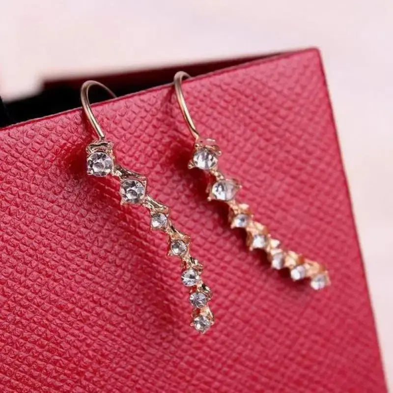 Korean Fashion Seven Star Zircon Earrings For Women Jewelry 2026 Trending New Luxury Women's Crystal Stars Stud Earrings Gifts theelegancejewellery