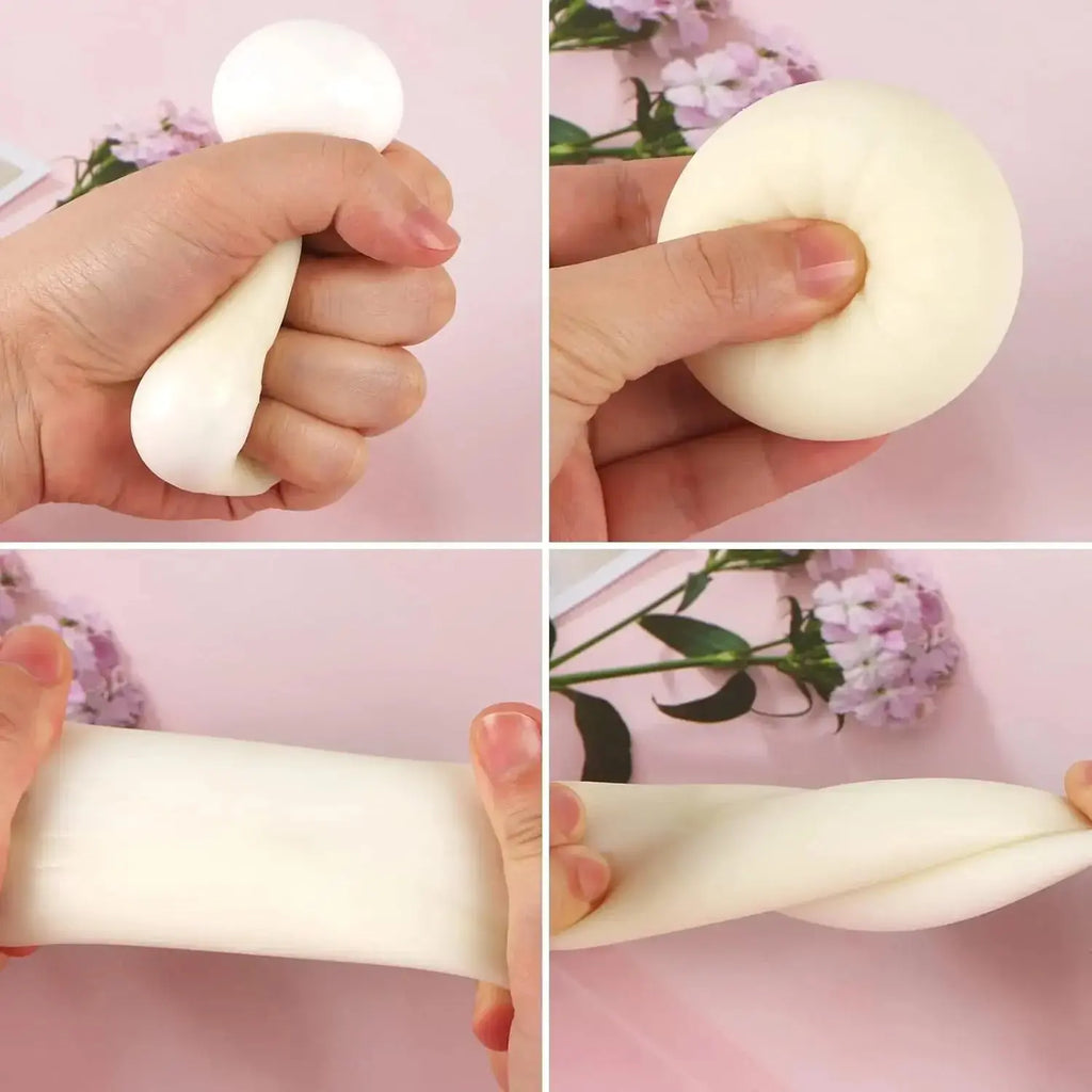 Squishy Buns Fidget Toy Anti-Stress Slow Rising Fruit Pinch Squeeze Stress Reliever Funny Pressure Reducer Prop theelegancejewellery