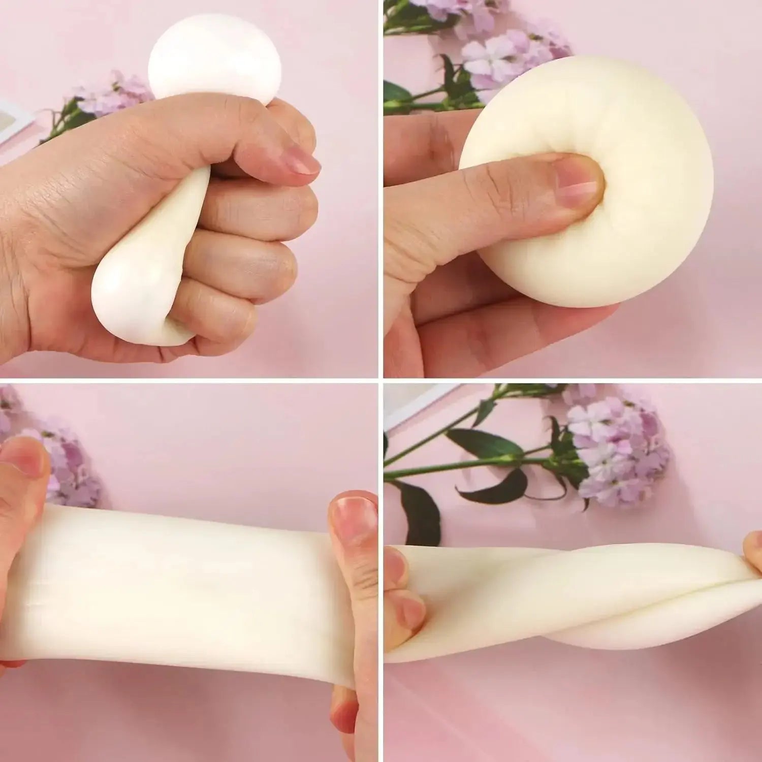 Squishy Buns Fidget Toy Anti-Stress Slow Rising Fruit Pinch Squeeze Stress Reliever Funny Pressure Reducer Prop theelegancejewellery