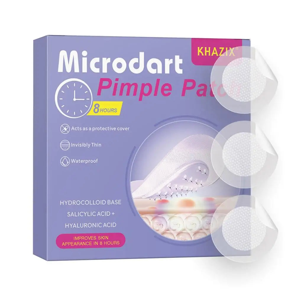 24pcs Micro Needle Pimple Patch Hydrocolloid Micropoint Pimple Patch For Acne Pimples Overnight, Invisible Acne Cover Patches