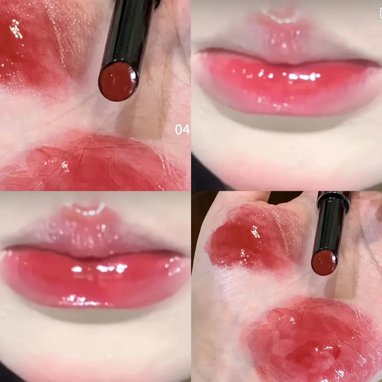 Herorange Mirror Lipstick, Super Pigmented, Non-Sticky, Non-Smudging, Easy to Apply, Long-Lasting, Not Easy to Fade, Moisturizing and Hydrating, Glossy Lipstick, Christmas Gift theelegancejewellery